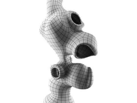 Fertility Form illuminated sculpture Modello 3D