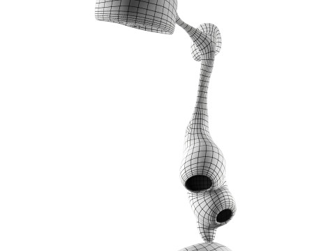 Unique Ovorepository floor lamp Modello 3D