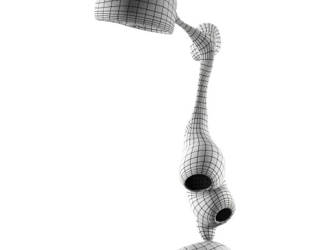 Unique Ovorepository floor lamp 3D Model