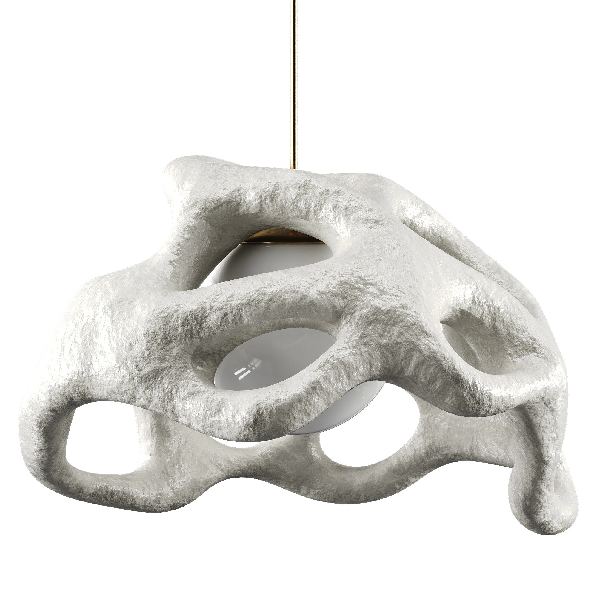 Flush mount pendant 3D Model .c4d .max .obj .3ds .fbx .stl .blend 