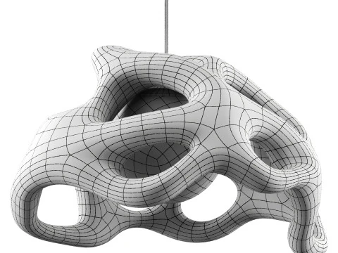 Flush mount pendant 3D Model