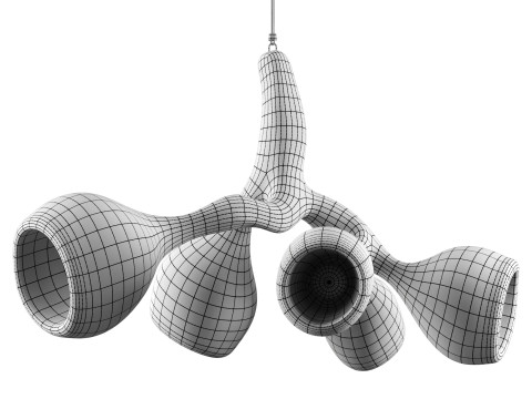 Fertility Form illuminated sculpture 3D 模型