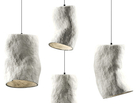 Clay pendant lamp 3D Модель