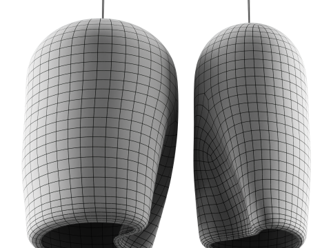 Nordic Minimalist Pendant Light 3D Model