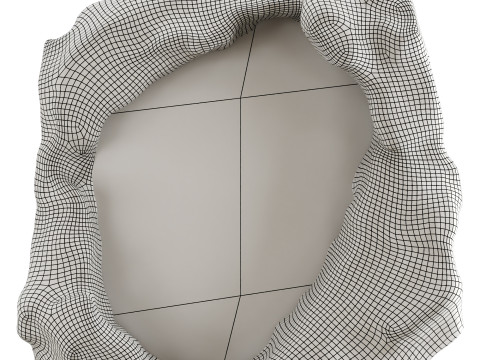 Rock Framed Mirror 3D मॉडल