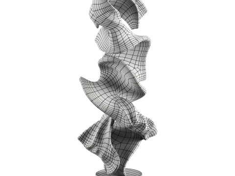 Soyut Heykel 3D Model