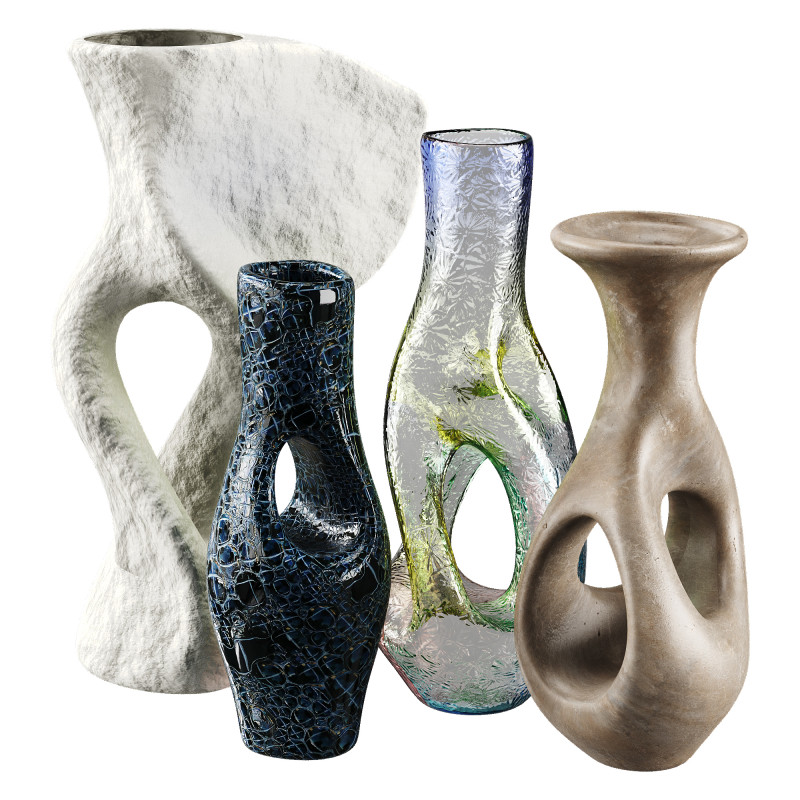 Vase Modelo 3D .c4d .max .obj .3ds .fbx .stl .blend 