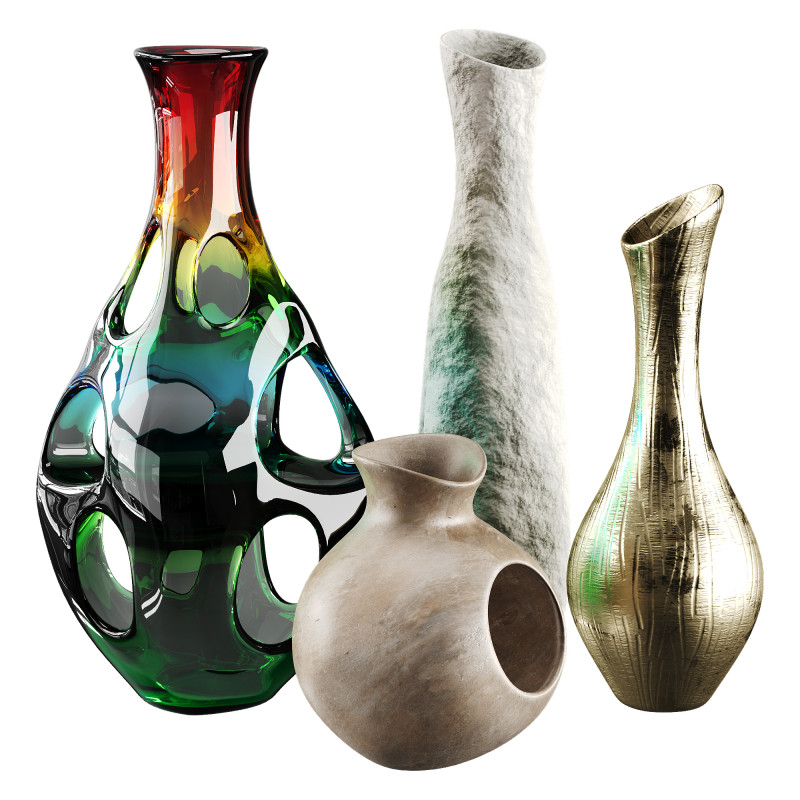Vase Model 3D .c4d .max .obj .3ds .fbx .stl .blend 