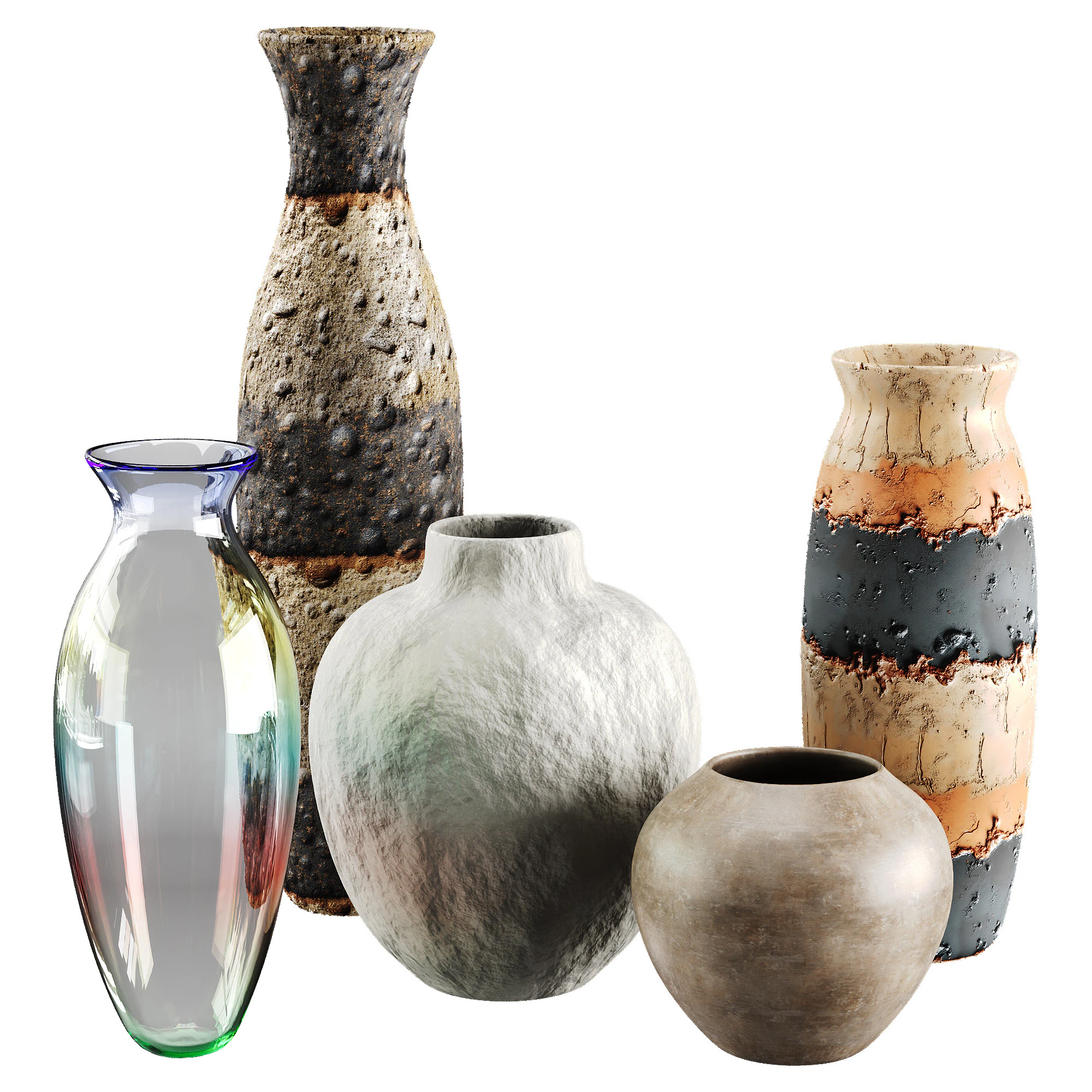 Vase 3D Model .c4d .max .obj .3ds .fbx .stl .blend