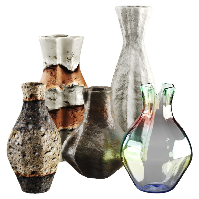 Vase Model 3D .c4d .max .obj .3ds .fbx .stl .blend 