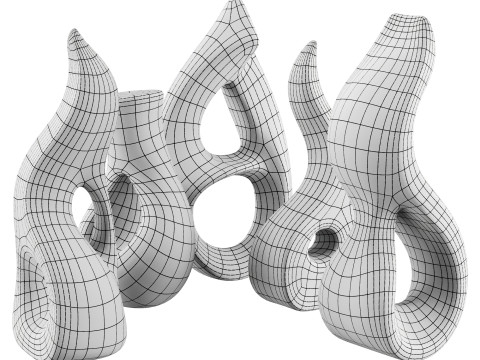 Decor statue 3D Model