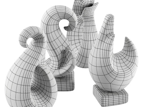 Decor statue 3D Model