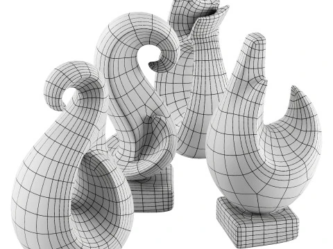 Decor statue 3D Model