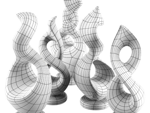 Abstract Sculpture Modello 3D