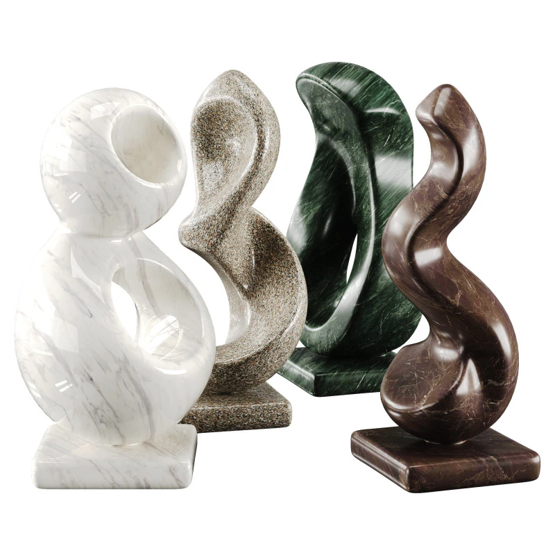 Sculpture abstraite Modèle 3D .c4d .max .obj .3ds .fbx .stl .blend