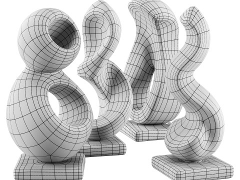 Abstract Sculpture Model 3D
