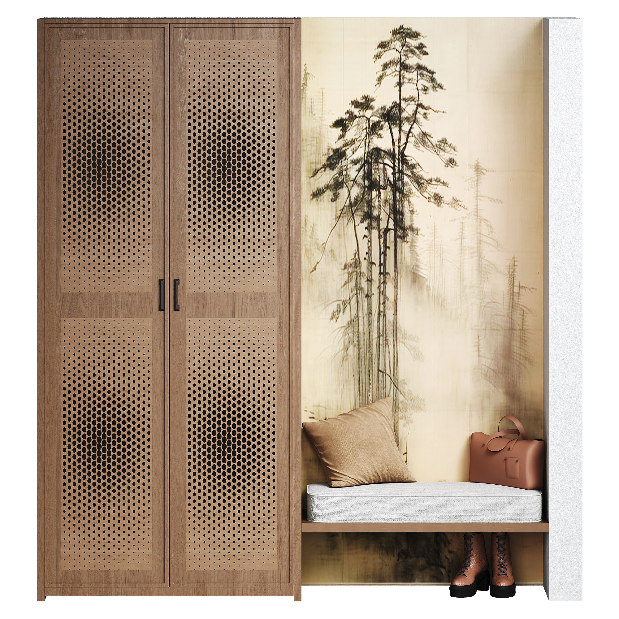 廊下 3Dモデル .c4d .max .obj .3ds .fbx .stl .blend 