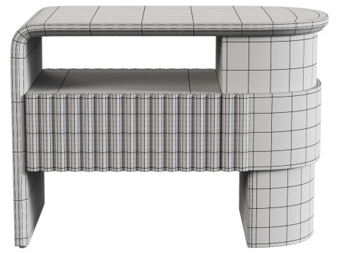 Piano Key Nightstand Modello 3D