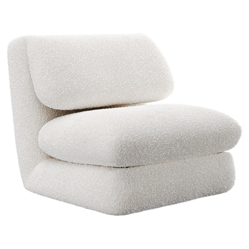 Armchair Bean Bag 3D Model .c4d .max .obj .3ds .fbx .stl .blend 