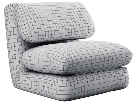Armchair Bean Bag 3D Model