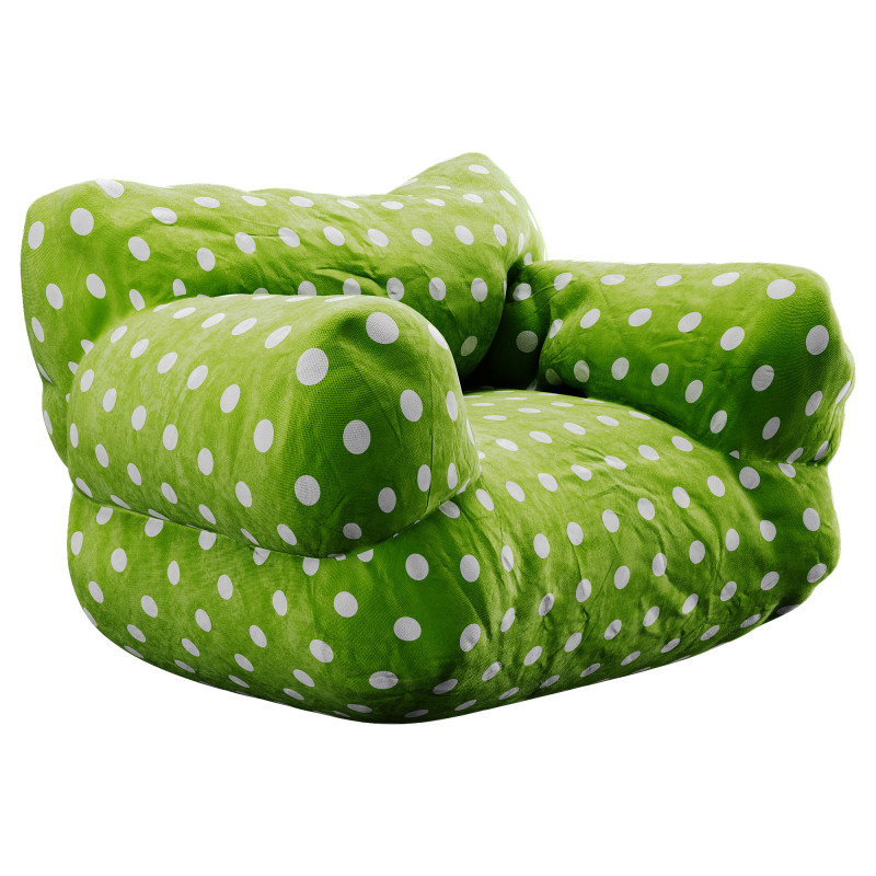 Bean Bag 3D Model .c4d .max .obj .3ds .fbx .stl .blend 