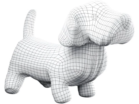 개 장난감 3D 모델