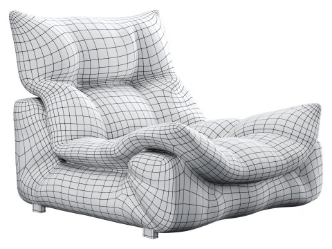 Sacco di fagioli Modello 3D