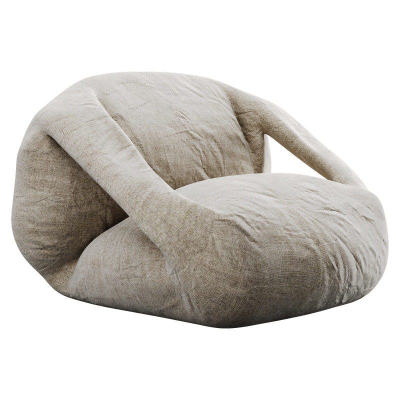 Bean Bag 3D Model .c4d .max .obj .3ds .fbx .stl .blend 
