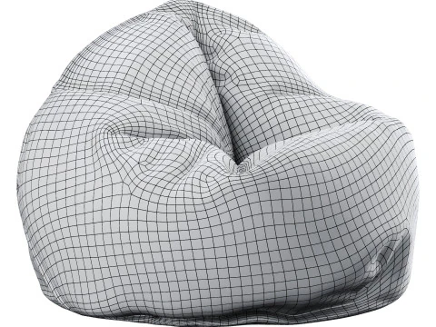 Sacco di fagioli Modello 3D