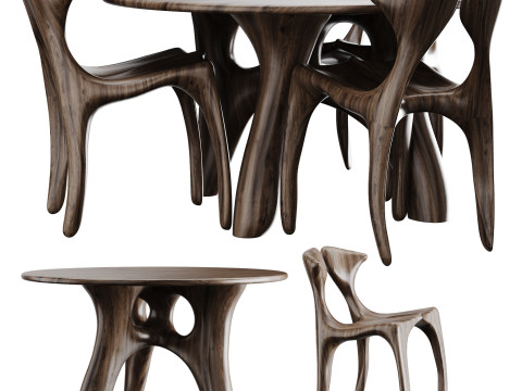 Table chair 3D 模型