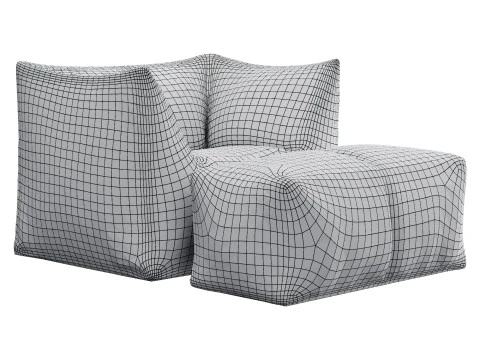 Sacco di fagioli Modello 3D