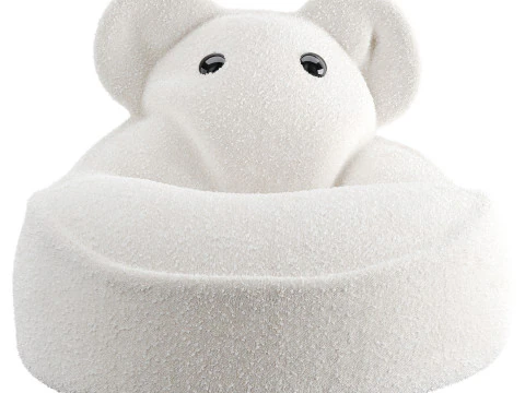 Saco de feij&atilde;o Modelo 3D