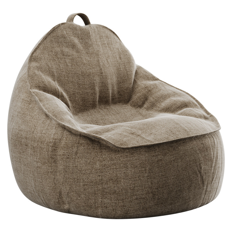 Bean Bag 3D Model .c4d .max .obj .3ds .fbx .stl .blend