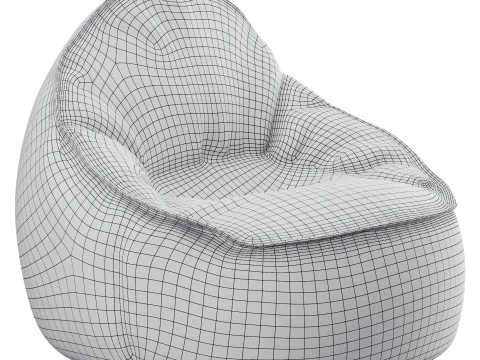 Sacco di fagioli Modello 3D