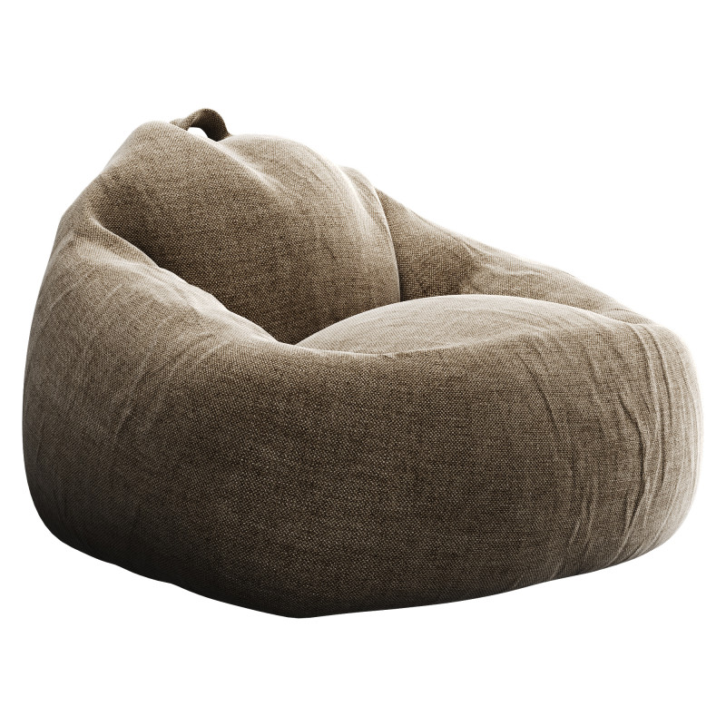 Bean Bag 3D Model .c4d .max .obj .3ds .fbx .stl .blend 