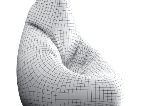 Sacco di fagioli Modello 3D