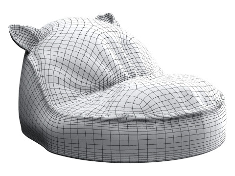 Bean Bag 3D Modell