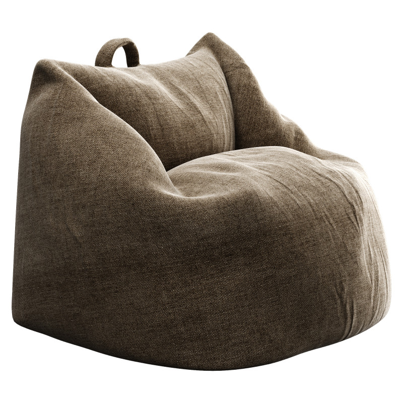 Bean Bag Model 3D .c4d .max .obj .3ds .fbx .stl .blend