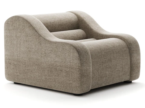 Sedia Carbone Modello 3D