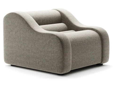 Sedia Carbone Modello 3D