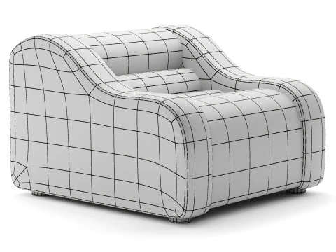 Sedia Carbone Modello 3D