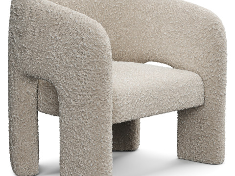 Odważny fotel Model 3D