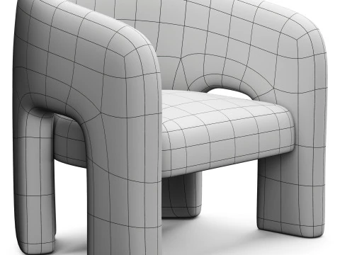 Fauteuil audacieux Modèle 3D