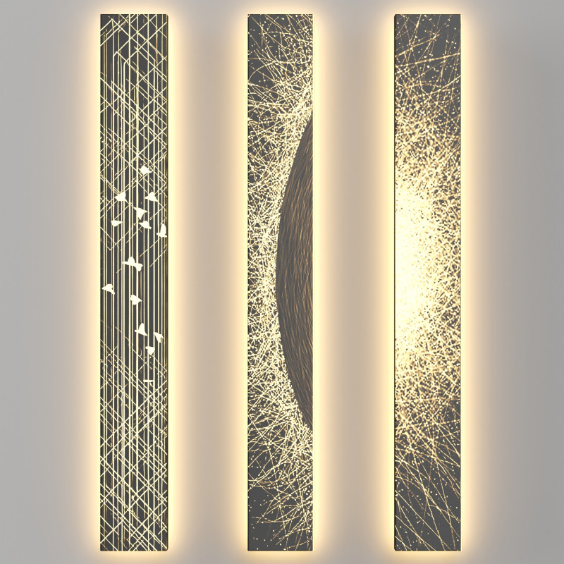 フレームレスライト 3Dモデル .c4d .max .obj .3ds .fbx .stl .blend 