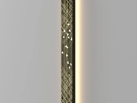 Luce senza cornice Modello 3D