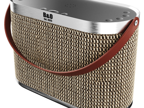 G&uuml;&ccedil;l&uuml; taşınabilir hoparl&ouml;r 3D Model