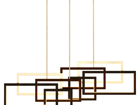 Oasis Edge Collection chandeliers 3D Model