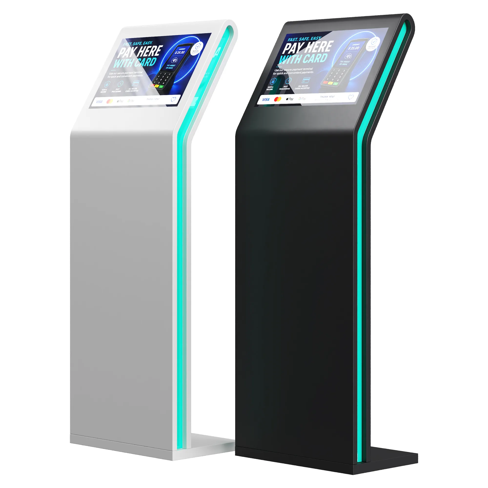 Payment Kiosk 3D Model .c4d .max .obj .3ds .fbx .stl .blend 