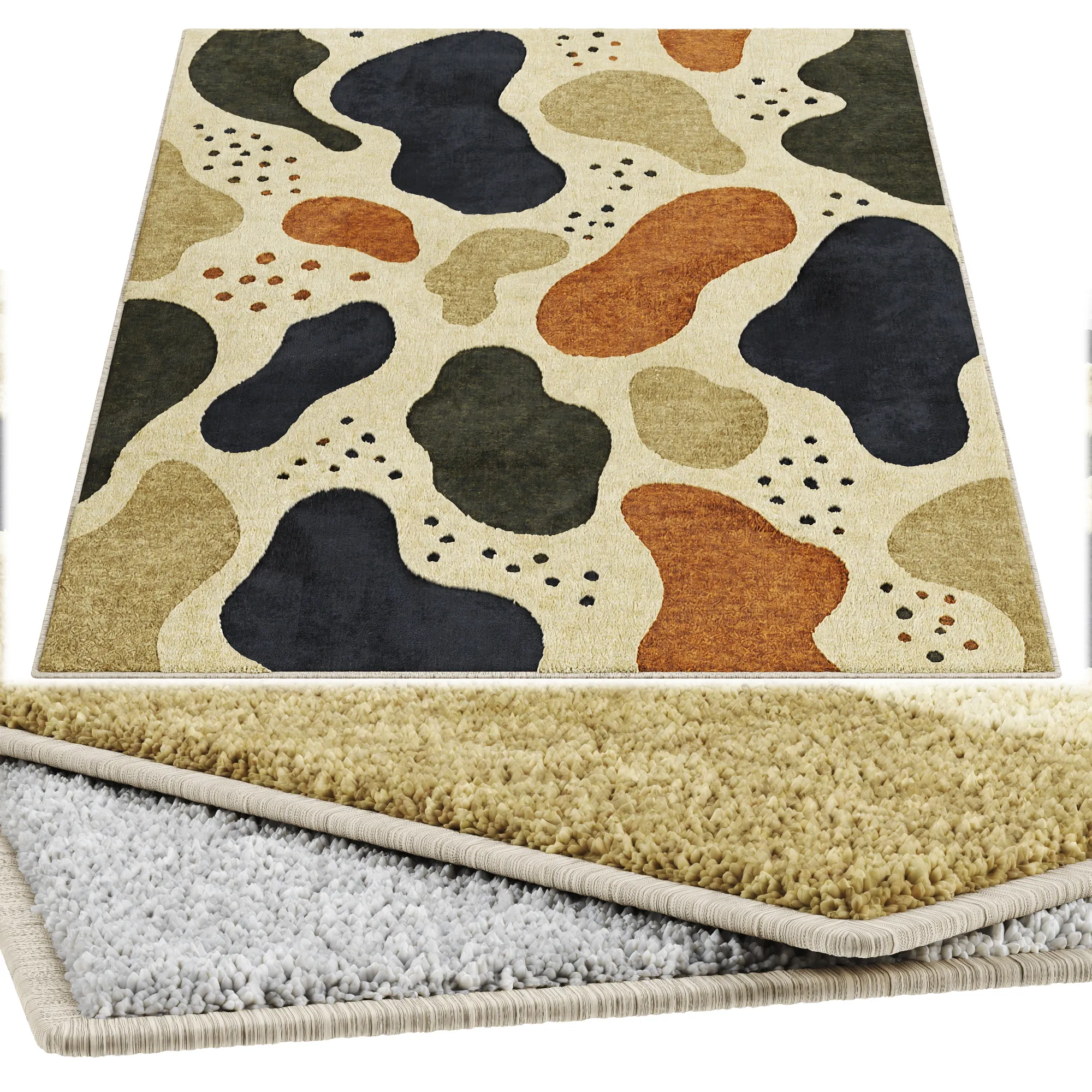Carpet Art for Interior 39 3D Model .c4d .max .obj .3ds .fbx .stl .blend 