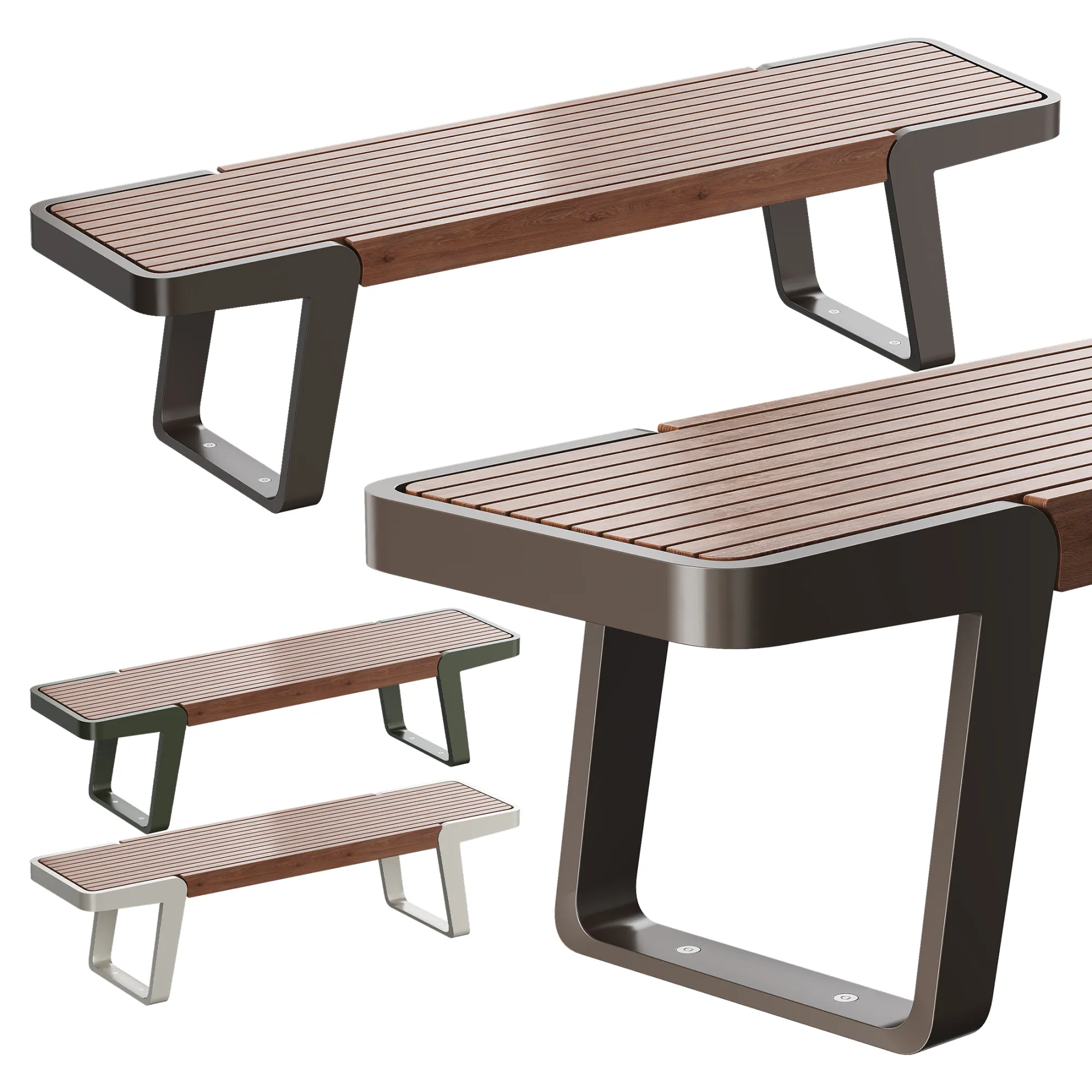 Circuit Bench 3D Model .c4d .max .obj .3ds .fbx .stl .blend 